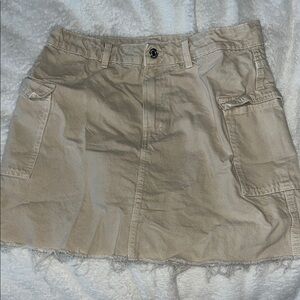 Primark Beige Denim Skirt